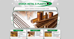 Desktop Screenshot of dorukmetalplastik.com
